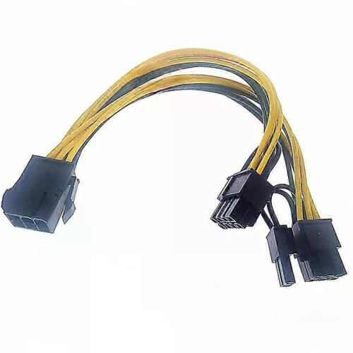 18AWG EPS CPU 8 ακίδων σε 2 θύρες PCIE 8 ακίδων Dual PCI-Express 6+2 ακίδ