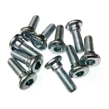 10x Brake Disc Rotor Screws Easy Installation Replacement Silver M8 x 20mm