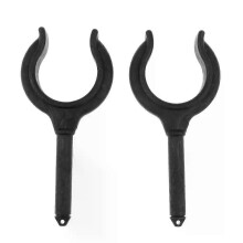 2 τεμάχια Μαύρο Nylon Oar Lock Side Mount Rowlock για Row Boat Dinghy 57