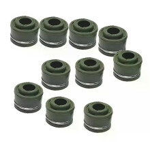 10 stuks Motorfiets Motor Cilinder Klepsteel Oliekeerringen Voor 55mm klepsteel CG 125 150 GS125 Scooter