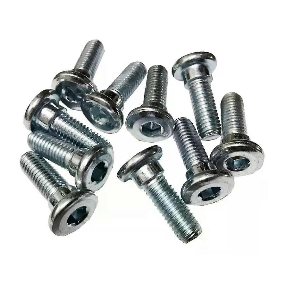 Lot de 10 vis de fixation pour disque de frein de moto M8 x 20 mm, légères et antirouille