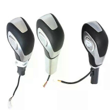 Pommeau de levier de vitesse automatique pour Ford Focus, Kuga, Mondeo, Ecosport, noir et argent