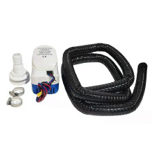 Automatische dompelpomp voor boten, 12V, 1100GPH, bilgepomp en bilgepomp installatiekit, slang