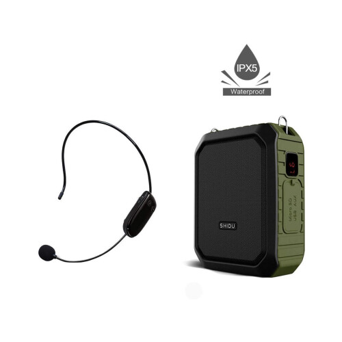 Wireless Personal Voice Amplifier with Portable Microphone Headset, 18W Rechargeable Microphone Speaker 1