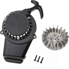 Avviamento a strappo facile, volano di avviamento per mini moto da cross, ATV, quad, scooter, 47cc,