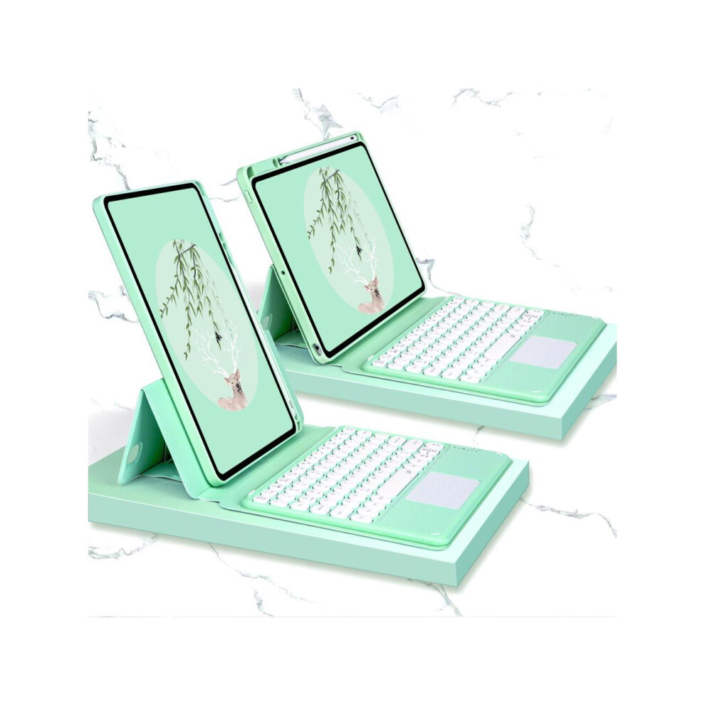 Keyboard Case For Ipad 10.2 Inch 9Th 8Th 7Th Generation, Ipad Pro Air 3, Pro 10.5 With Touchpad Pen Holder 712145925802