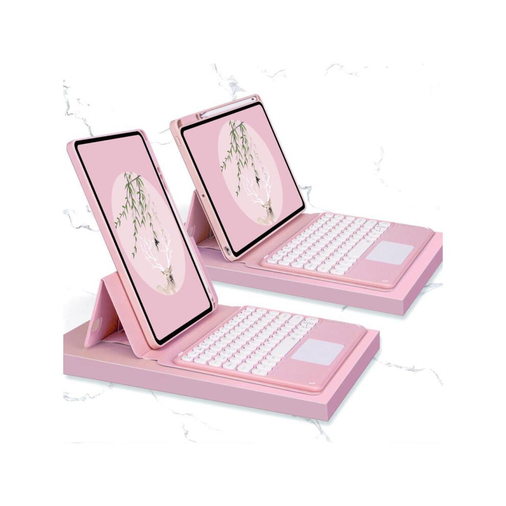 Keyboard Case for iPad 10.2 inch 9th 8th 7th Generation, iPad Pro Air 3, Pro 10.5 with Touchpad Pen Holder