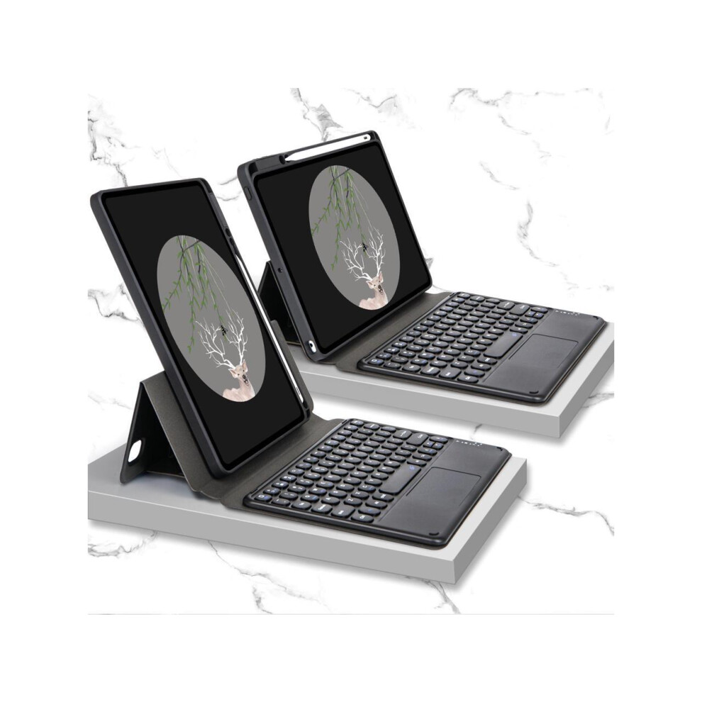 Keyboard Case For Ipad 10.2 Inch 9Th 8Th 7Th Generation, Ipad Pro Air 3, Pro 10.5 With Touchpad Pen Holder 712145925833