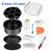 Accesorios para freidoras de aire de alta calidad de 8 pulgadas para Gowise Phillips Cozyna y Secura,
