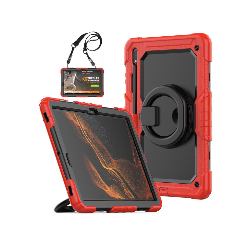 Case For Samsung Galaxy Tab S8 Plus / S7 Fe / S7 Plus 12.4 Inch With Screen Protector Stand 743579324190