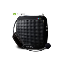 Wireless Portable Voice Amplifier with UHF Headset Microphone 15W Rechargeable Portable Mini PA System Loudspeaker Speaker for Teachers, Fitness Instr