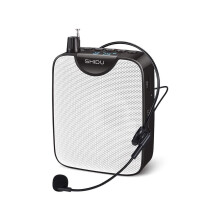 Portable Mini Voice Amplifier,SHIDU Rechargeable Personal Amplifier with Wired Microphone Headset Supports MP3 Format Audio Recording Funtion Mini PA