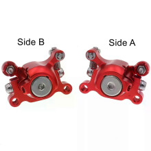 Rode voor-/achterremklauw voor 2-takt 33cc 43cc 49cc Mini Moto Kids Dirt Pocket Bike Go Kart
