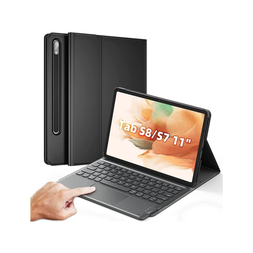 Touchpad Keyboard Case For Samsung Galaxy S8 / S7 11 Inch Sm-X700 X706 T870 T875 T878 With Trackpad 746964722403