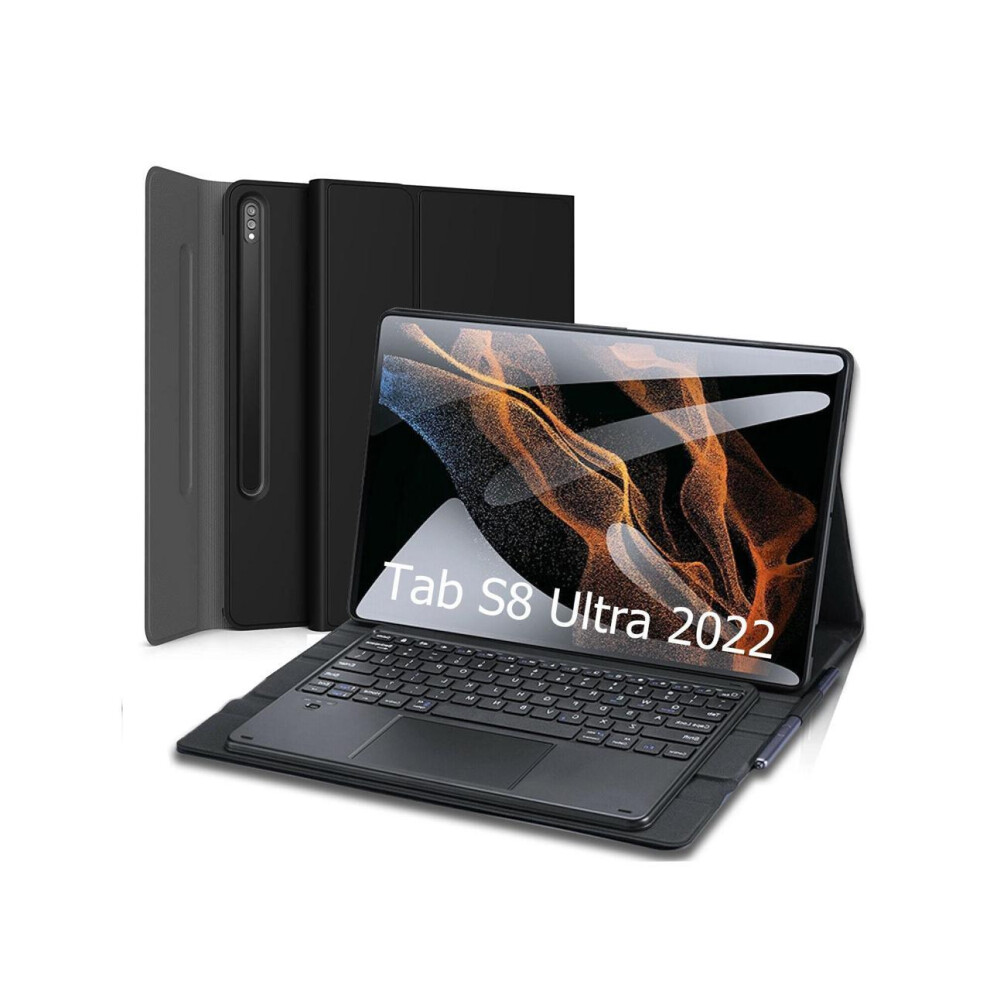 Touchpad Keyboard Case For Samsung Galaxy Tab S8 Ultra 14.6 Inch 2022 14.6 Inch Model Sm-X900 / Sm-X906 746964722489