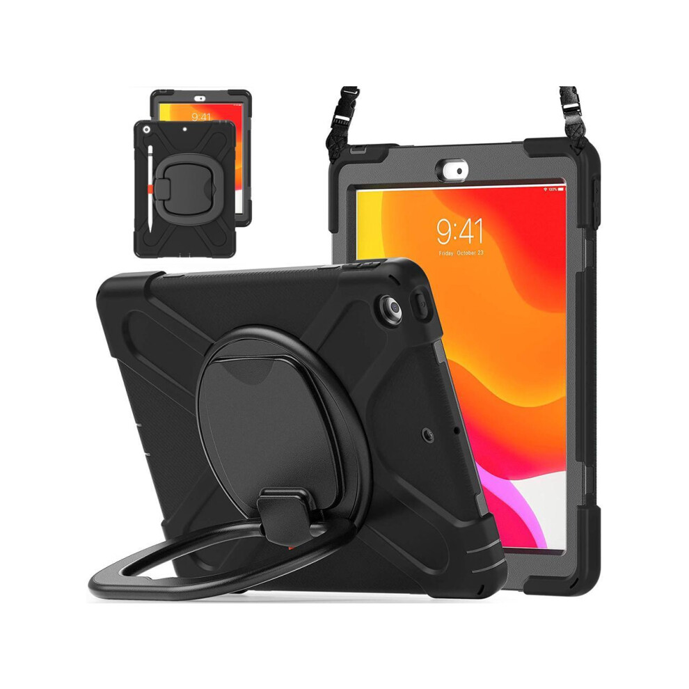 Ipad 8Th 7Th Generation Case, Ipad 10.2 Inch Cover 2020 2019 With Stand/Pen Holder 727829150425