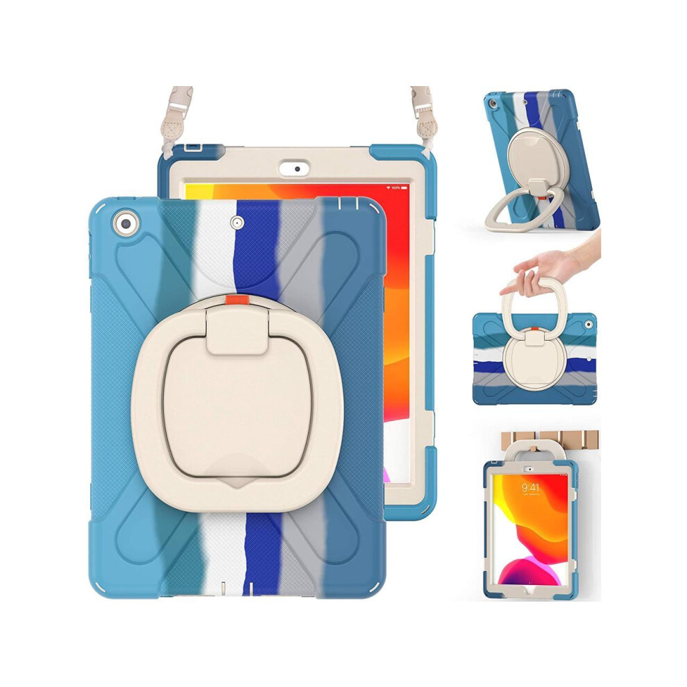 Ipad 8Th 7Th Generation Case, Ipad 10.2 Inch Cover 2020 2019 With Stand/Pen Holder 727829150524