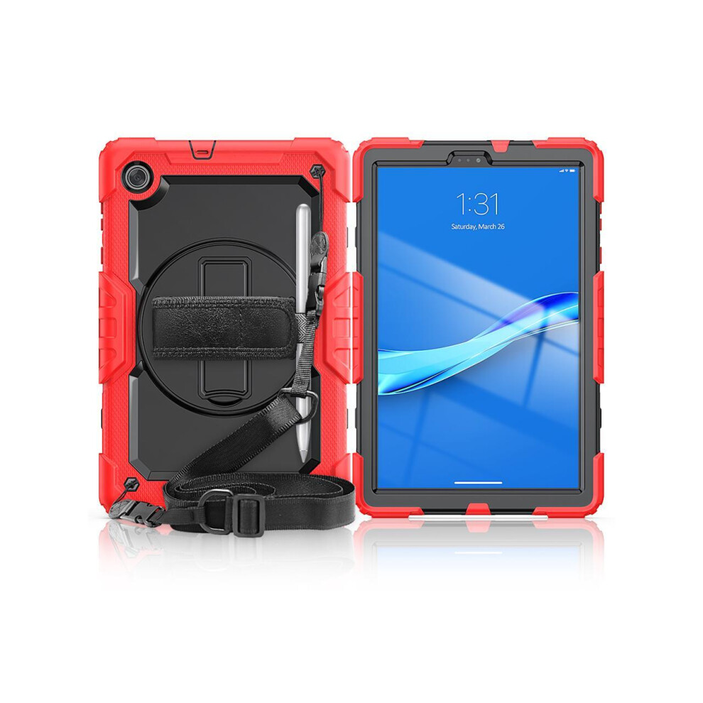 Cover Case For Lenovo Tab M10 Plus 10.3 Inch Fhd Tb-X606f/Tb-X606x With Screen Protector Stand Shoulder Strap 727829151194