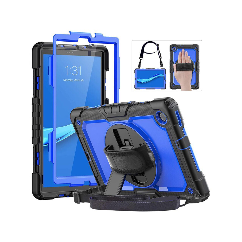 Cover Case For Lenovo Tab M10 Plus 10.3 Inch Fhd Tb-X606f/Tb-X606x With Screen Protector Stand Shoulder Strap 727829151149
