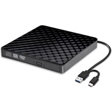 External CD Drive, BEVA Portable Slim USB 3.0 DVD CD Player Burner RW Writer, Copier, Reader for Laptop, Notebook, Desktop, Mac, Support Windows 7/8/