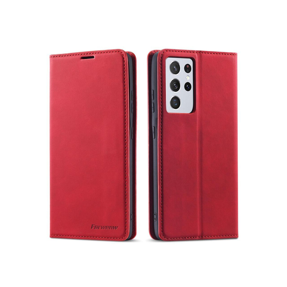 Samsung Galaxy S21 Ultra 6.8 Inch Case Pu Leather Cover 746964500315