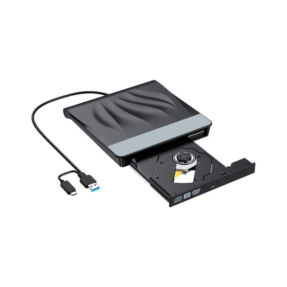 External Cd Dvd Drive Usb 3.0 Type-C Portable Superdrive Burner Player Writer Cd Dvd +/- Rw, Compatible With Windows 10 8 7 Xp Vista Mac Os System For 746964949695
