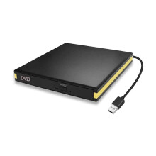 USB 3.0 External DVD Drive, USB Portable CD Drive DVD Drive External CD Burner Disc Drive Burner for Desktop Computer MacBook Mac OS Windows 10/8/7 XP