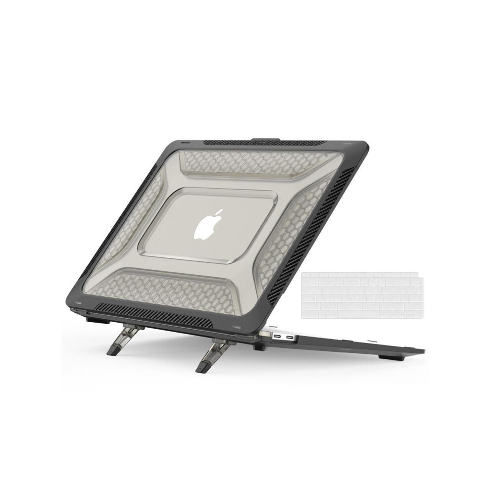 Macbook Air 13 Inch Case 2022, 2021-2018 A2337 M1 A2179 A1932 Shockproof Cover With Stand & Keyboard Cover 746964982074