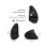 Left Handed Mouse, Wireless 2.4G USB Lefty Left Hand Ergonomic Vertical Mouse, Less Noise - Black 4