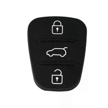 Restaurez l'apparence de votre clé de voiture avec un clavier de remplacement en caoutchouc pour Hyundai
