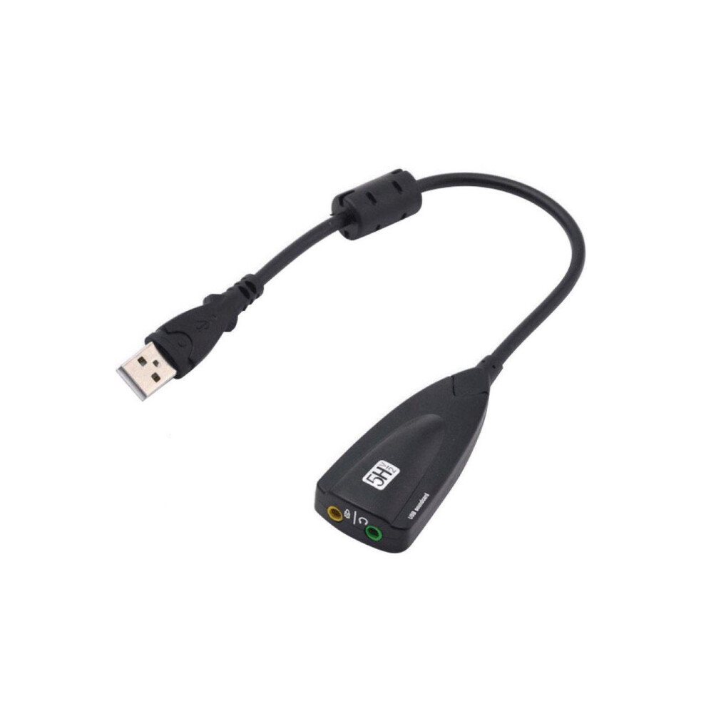 External 7.1 Channel Usb Sound Card Mic Headphone Adapter Cable For Pc Laptop 727095078508