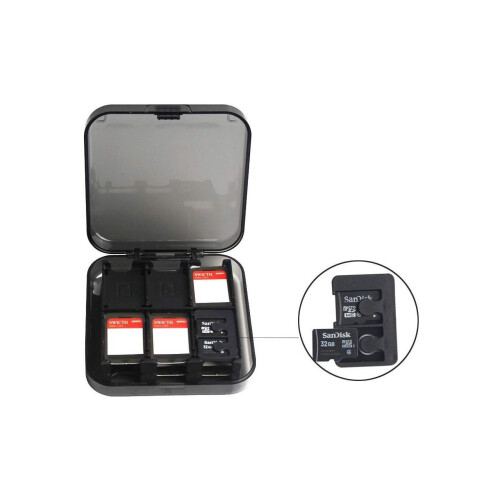 Game Storage Card Case for Nintendo Switch Games 24 in 1 - Black 2