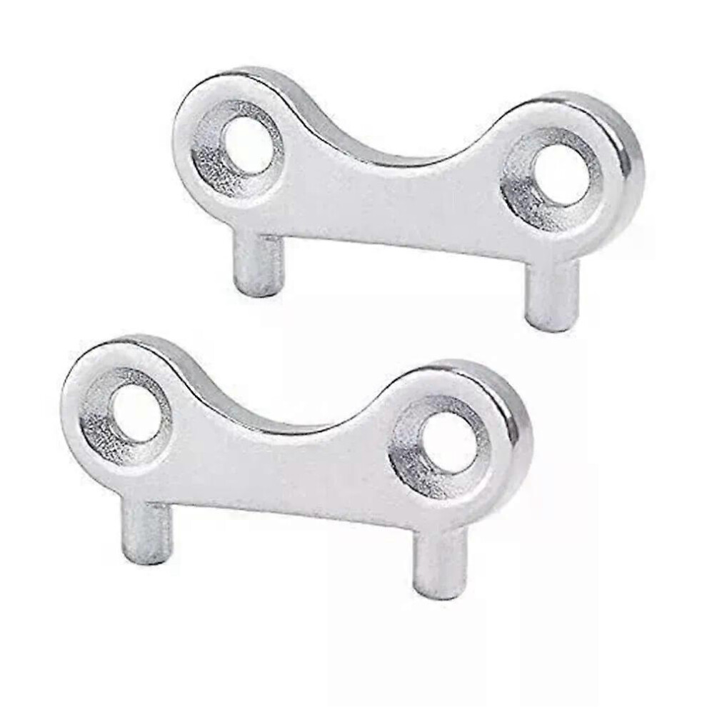 Lot de 2 clés universelles pour bouchon de réservoir d'eau de bateau en acier inoxydable, clé de rechange