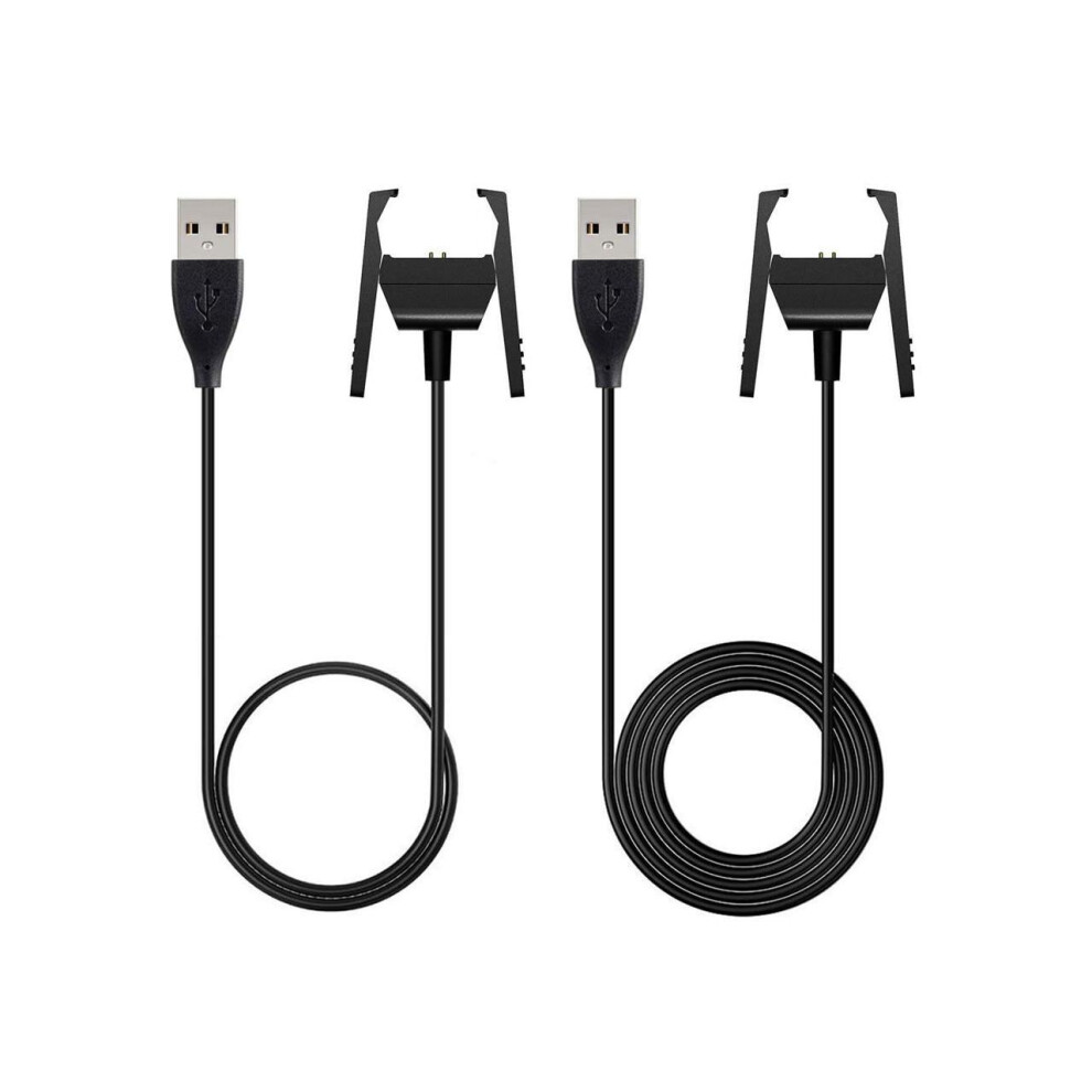 Fitbit Charge 2 Charger 2Pcs Replacement Usb Charger Charging Cable For Fitbit Charge 2 With Cable Cradle Dock Adapter For Fitbit Charge 2 Smart Watch 727720276354