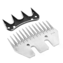 Edelstahl Schaf Clipper Klinge Hohe Härte Schneiden Scheren Cutter Ersatz (13 Zahn Gerade