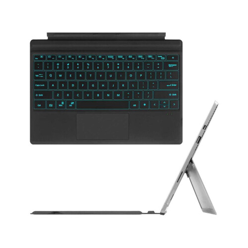 Type Cover Wireless Keyboard for Microsoft Surface Pro 7 Plus Pro 7 Pro 5 Pro 4 Por 3 with Backlit