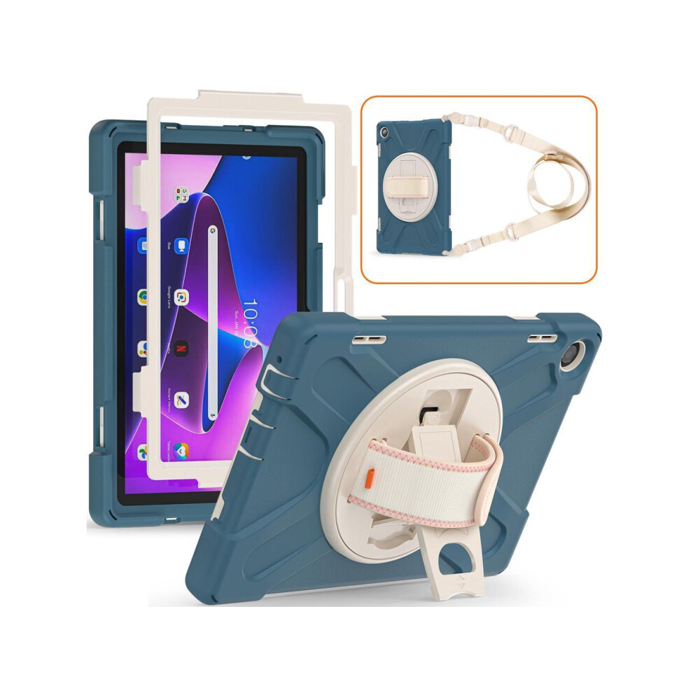Cover Case For Lenovo Tab M10 3Rd Gen 10.1 Inch 2022 Model Tb-328Fu Tb-328Xu With Stand Shoulder Strap 609808273458