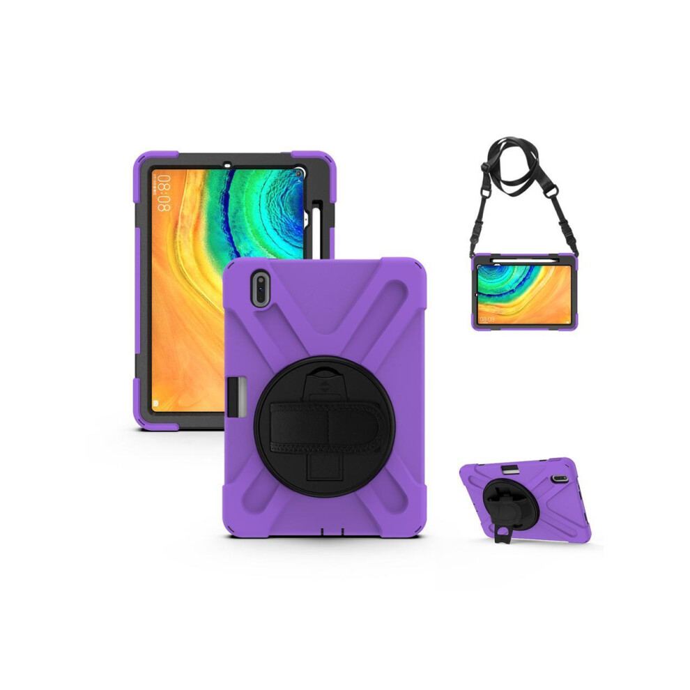 Case For Huawei Matepad Pro 10.8 Inch Shockproof Protective Cover With Kickstand / Pencil Holder / Hand Strap / Shoulder Strap 609808274134