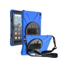 Case for Amazon Kindle Fire HD 8 2020 / Fire 8 Plus 2020 - 10th Generation
 Shockproof Protective Cover with Kickstand Hand Strap & Shoulder Strap