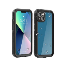 iPhone 13 Mini Waterproof Case, Shockproof Underwater IP68 Case, with Built-in Screen Protector Protective Cover for iPhone 13 Mini 5.4 inch