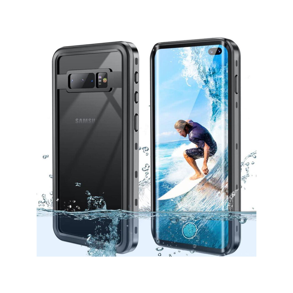 Samsung Galaxy S10 Plus S10+ Waterproof Case, Built In Screen Protector Protective Shockproof Ip68 Underwater Cover For Galaxy S10 Plus 6.4 Inch 609808274714