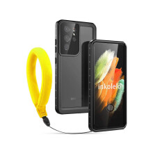 Samsung Galaxy S21 Ultra Waterproof Case, Built-in Screen Protector with Floating Strap, IP68 Waterproof Shockproof Cover for Galaxy S21 Ultra 6.8 inc