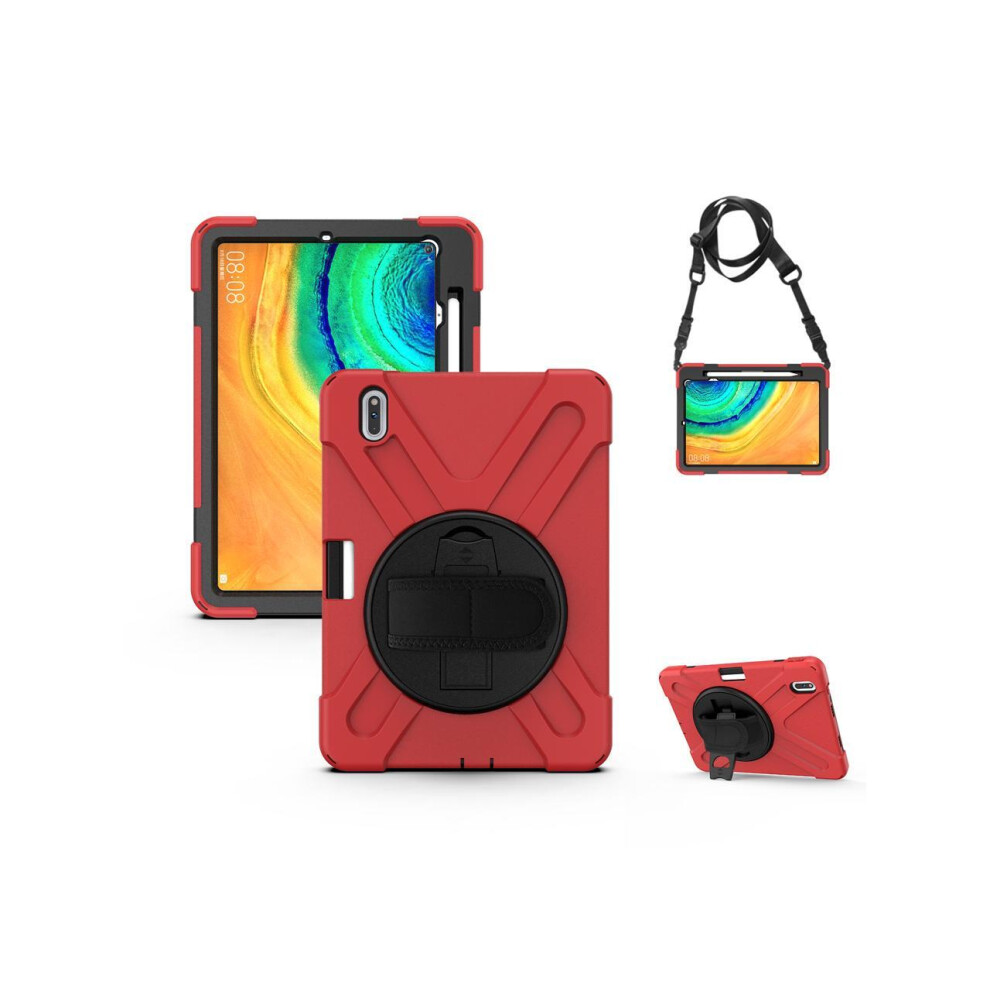 Case For Huawei Matepad Pro 10.8 Inch Shockproof Protective Cover With Kickstand / Pencil Holder / Hand Strap / Shoulder Strap 609808274141