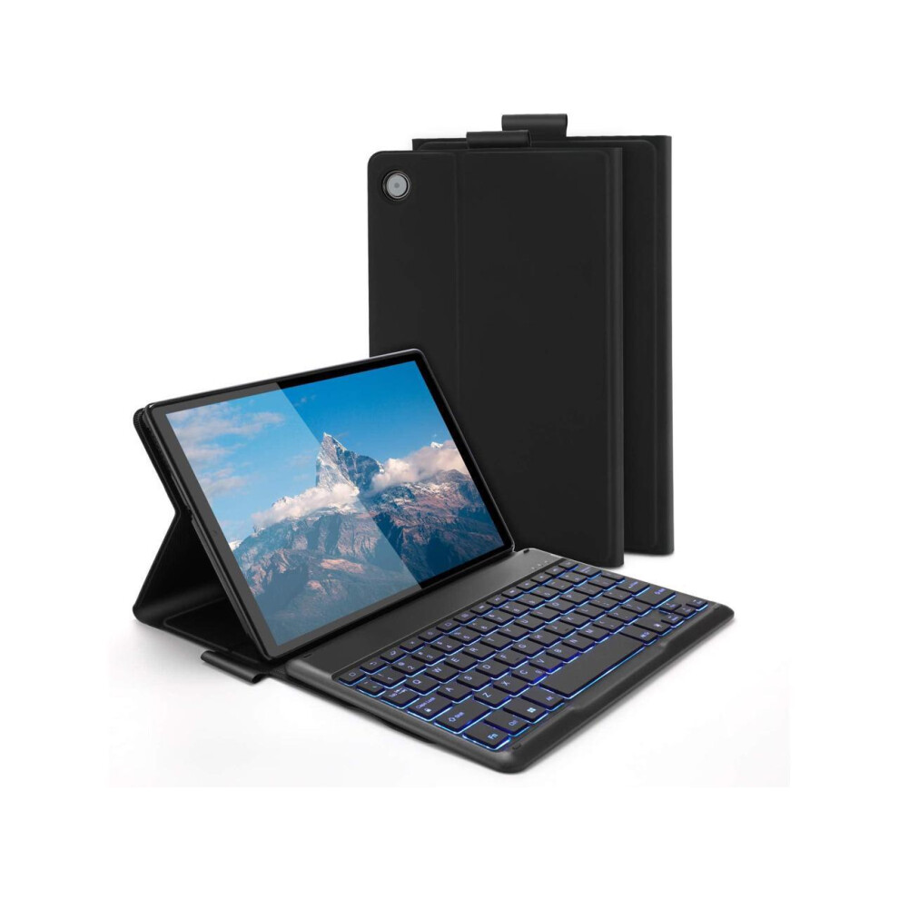 Backlit Bluetooth Keyboard Case For Lenovo Tab M10 Plus 3Rd Gen 10.6 Inch 2022 Wireless Detachable Keyboard Cover 616288248524