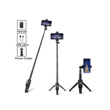 Professional Selfie Stick Tripod, 40-inch Extendable Selfie Stick with Wireless Remote and Tripod Stand for iPhone 14 13 12 11 pro Xs Max Xr X 8 7, An