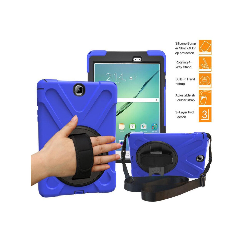 Samsung Galaxy Tab A 9.7 Case Sm-T550 Sm-T555 Sm-P550 Shock Proof Protective Cover 698552118931