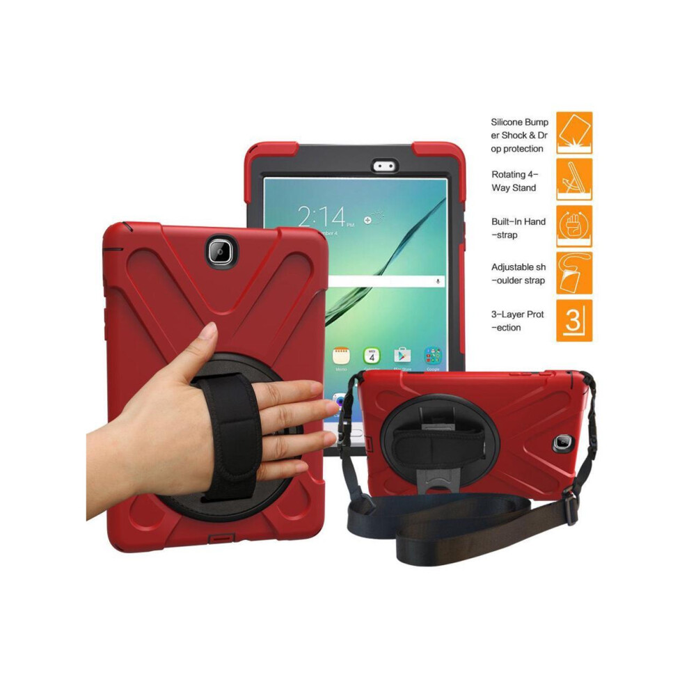 Samsung Galaxy Tab A 9.7 Case Sm-T550 Sm-T555 Sm-P550 Shock Proof Protective Cover 698552118955