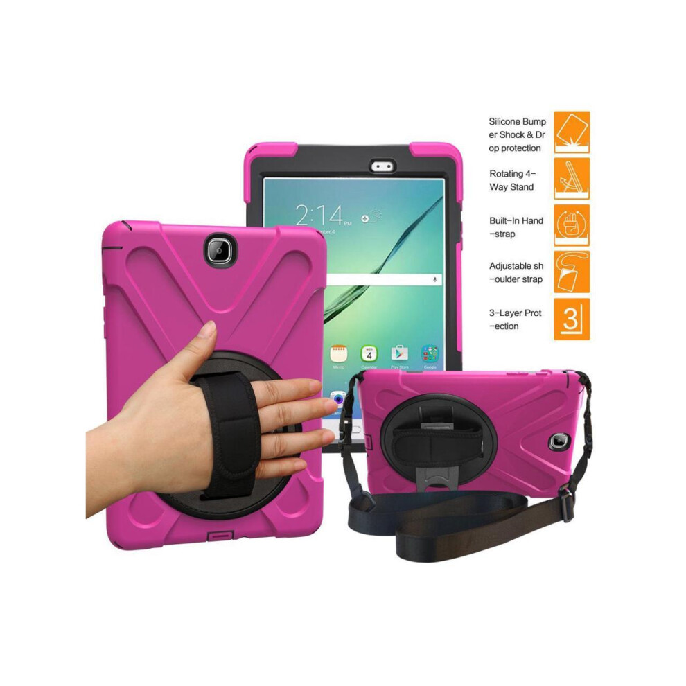 Samsung Galaxy Tab A 9.7 Case Sm-T550 Sm-T555 Sm-P550 Shock Proof Protective Cover 698552118962