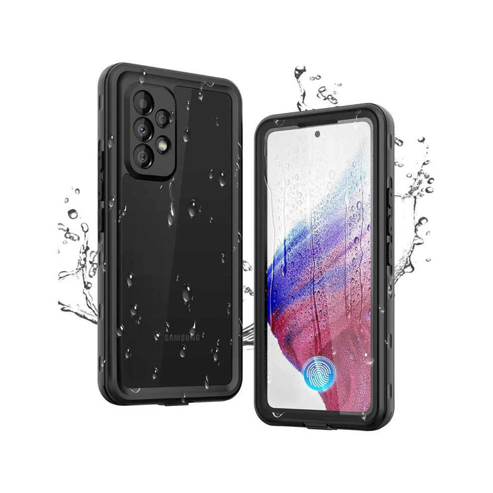 Samsung Galaxy A53 5G Case Waterproof, Built-In Screen Protector, 360 Shockproof Clear Cover For Galaxy A53 5G 2022, 6.5 Inch 609808275018