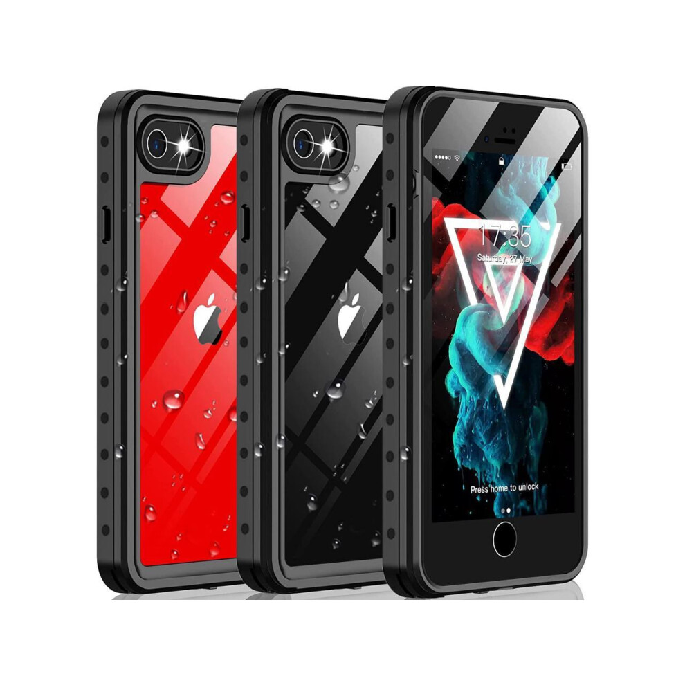 For Iphone Se 2022 Case / Iphone Se 3 Case Waterproof With Built-In Screen Protector Shockproof Underwater Case For Iphone 7/8/Se 2020/Se 2022 5G 609808275155